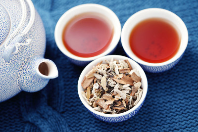 芳香的茶