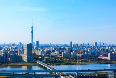 天空树和城市景观俯瞰天文台2