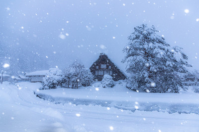 白川走下了大雪