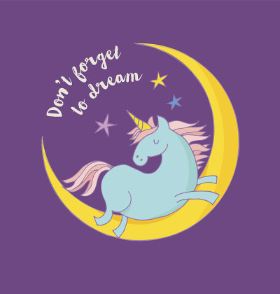 可爱的魔术单和彩虹海报，贺卡