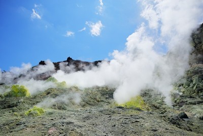 日本北海道的火山