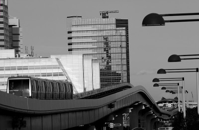 现代东京b / w