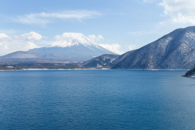 富士山和元津湖