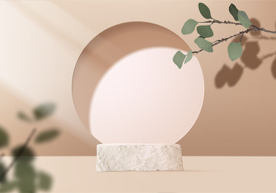 3d背景产品展示最小的讲台场景与几何平台。背景矢量3d与获奖者奖台。展示化妆品。舞台展示在台座上的现