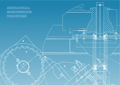Blueprints. Engineering background