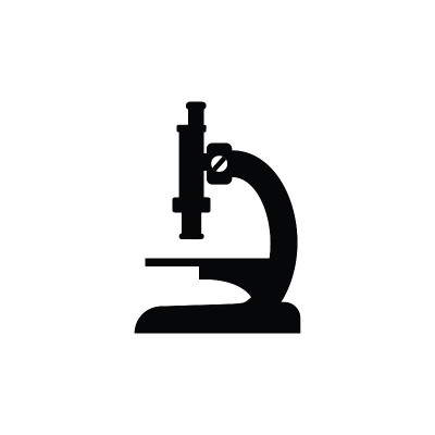 Microscope Icon 1 Vector Black