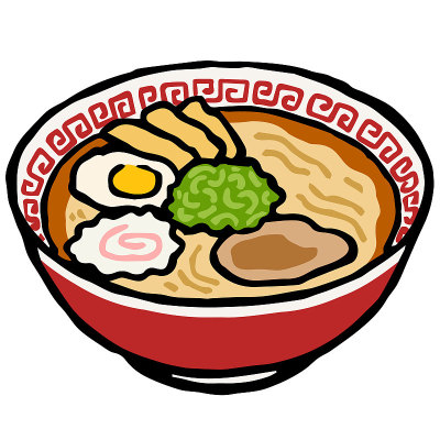 拉面插图:像木刻版画一样的插图