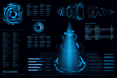 HUD panel Ui Business.Futuristic abstract technolo
