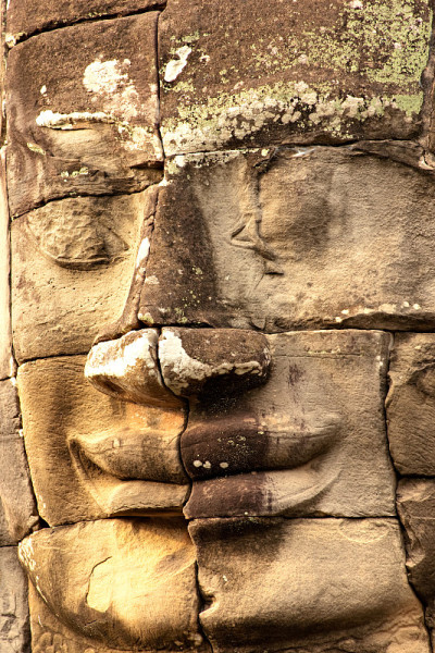 柬埔寨吴哥，Bayon Face。