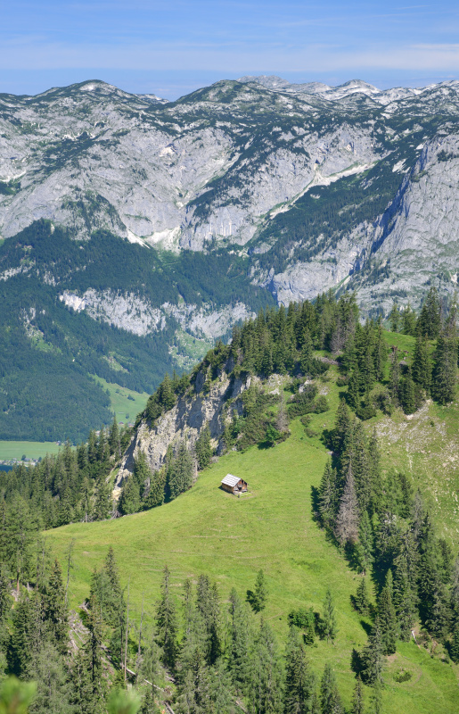 阿尔卑斯山小屋，奥地利阿尔卑斯山，澳大利亚，Totes Gebirge，奥地利(XXXL)