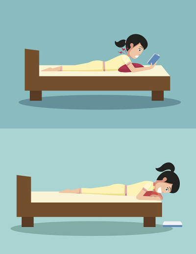 读一本书的最佳和最差姿势