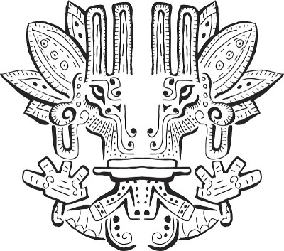 古代印加点缀