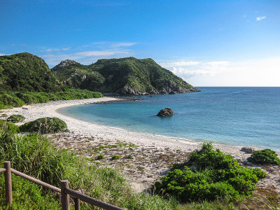 Tokashiki岛的海滩