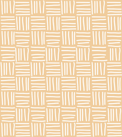 无缝模式与手绘人字形线网格，矢量插图