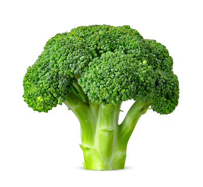 花椰菜孤立在白色与修剪路径