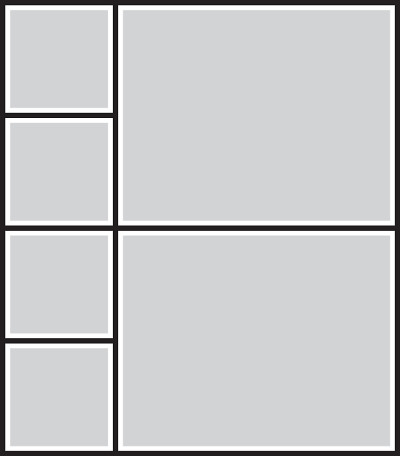 Vector frame for photos, pictures, photo collage, 
