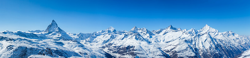 瑞士山全景