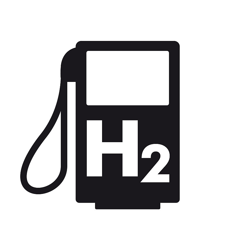 黑色H2气泵图标