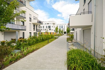 现代住宅建筑，新型低能耗住宅立面