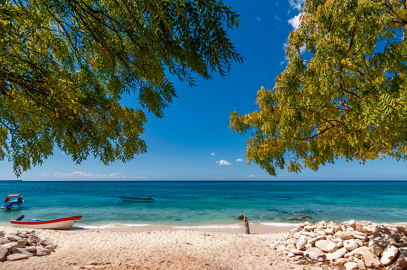 多米尼加共和国的Bahia de las Aguilas