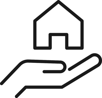 手掌上以屋行无名人物图标