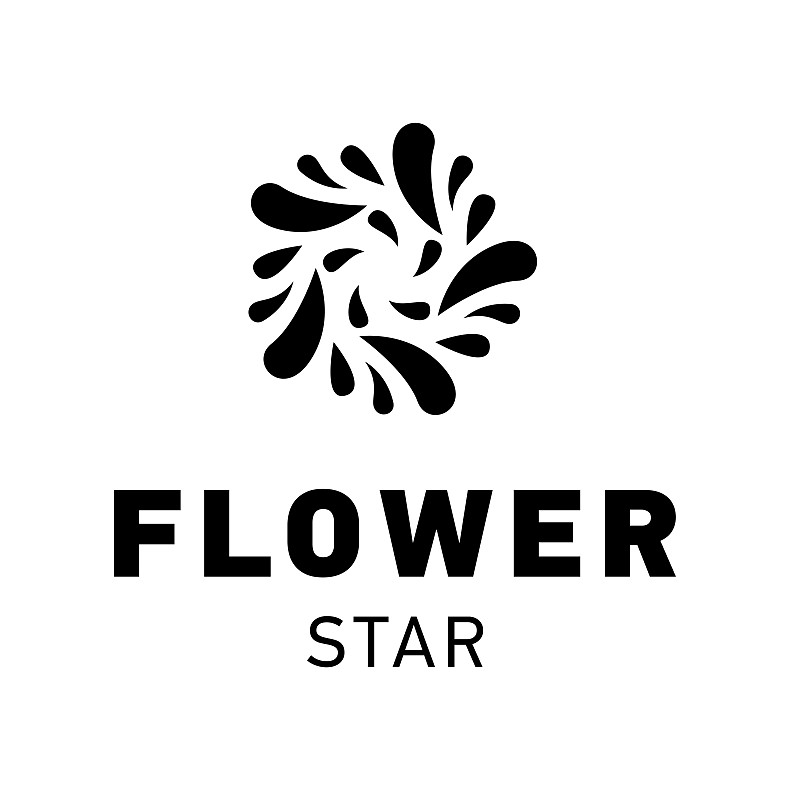 明星符号设计。花符号图形矢量模板