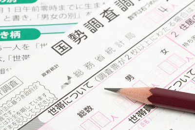 人口普查的卡片