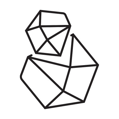 无烟煤化石燃料线艺术矢量图标