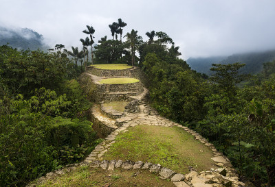 圣玛尔塔内华达山脉的失落之城(Ciudad Perdida)遗迹