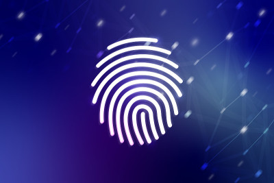 数字指纹用于网络和安全的概念