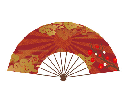 日式折扇日式图案