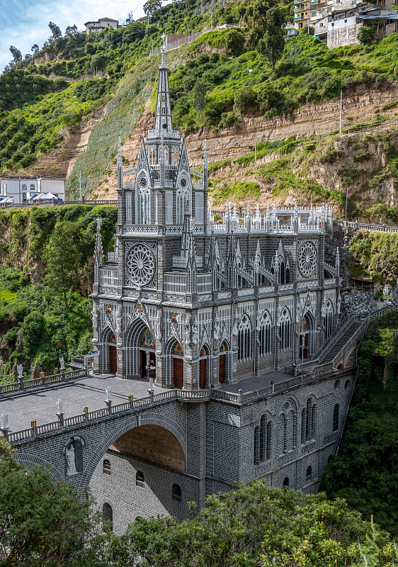 Las Lajas Sanctuary - Ipiales，哥伦比亚