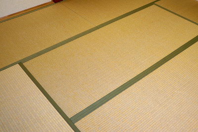 日式房间里的榻榻米