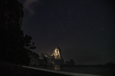 雷莱海滩之夜，泰国