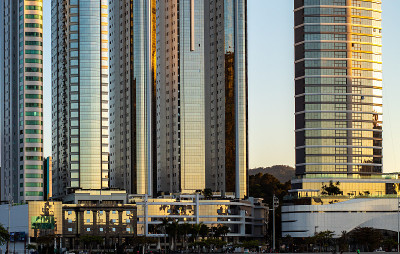 现代建筑。