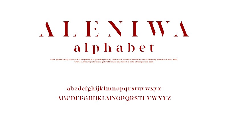 Aleniwa custom font bundle package