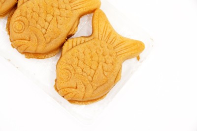 鱼形红豆沙堡饼