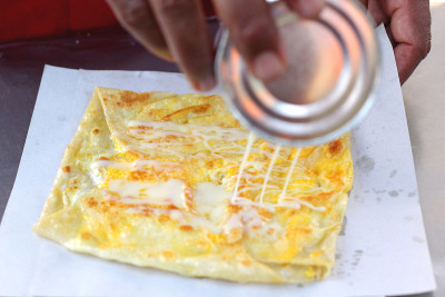 印度薄饼或烤面团