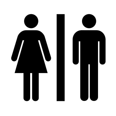 男女厕所标志标准符号