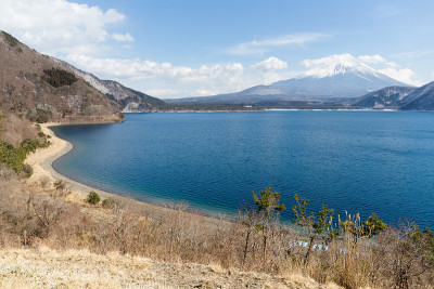 富士山和元津湖
