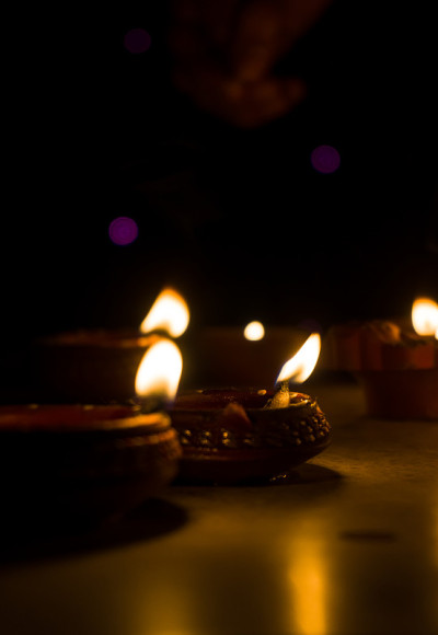 排灯节(Diwali Diya，油灯)也被称为天后