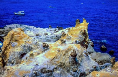 台湾海岸地质构造，和平岛公园