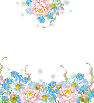 水彩花卉装饰