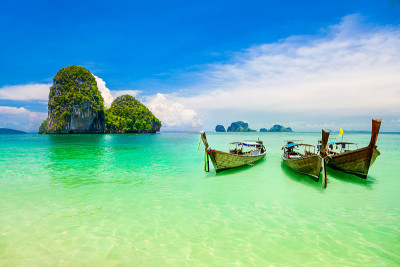 泰国的清水海滩