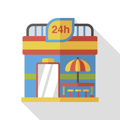 商店商店平面图标