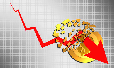 金融以碎币下跌图
