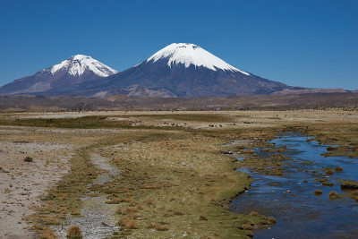 高原上的火山