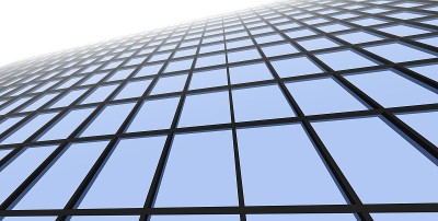 3D插图建筑建筑。