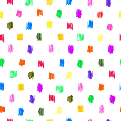 无缝模式与创意纹理。彩色铅笔背景插图。铅笔线。孩子们的画