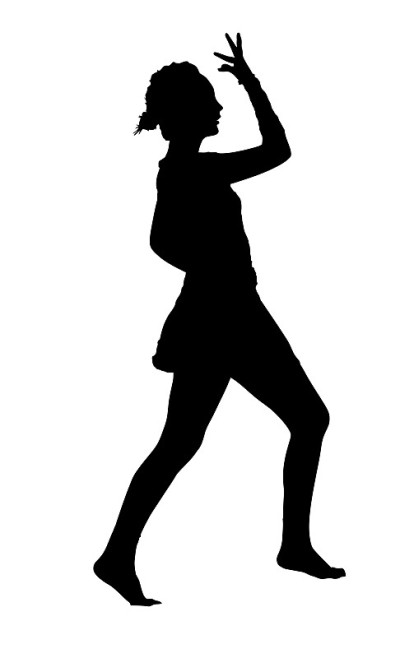 杂技体操女孩舞蹈套路